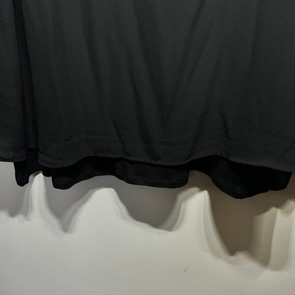 J. Jill Tunic Wearever Collection Black Contrast Knit Holiday Dressy 2X NWT $99 - Picture 3 of 9